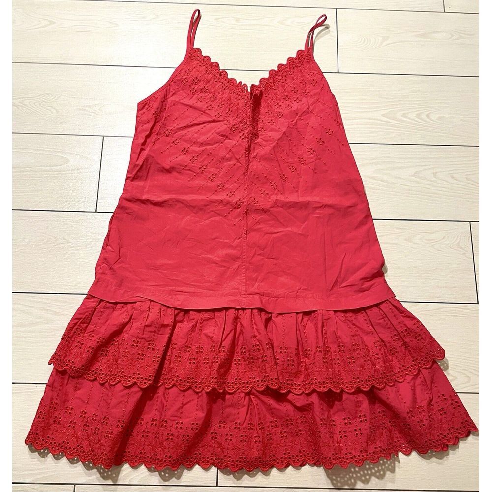 La Vie women's red puffed layered A-Line mini dress size‎ small